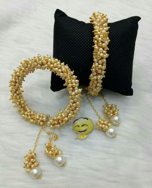Gajra Bracelet Set - Golden