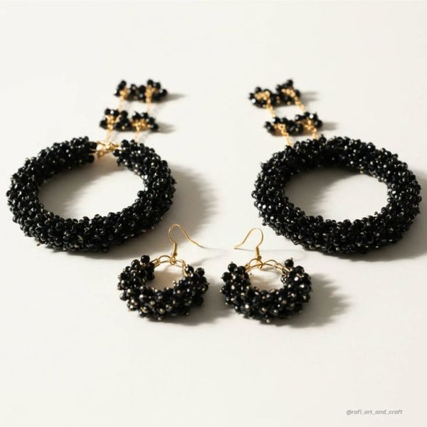 Gajra Bracelet and Earring Set