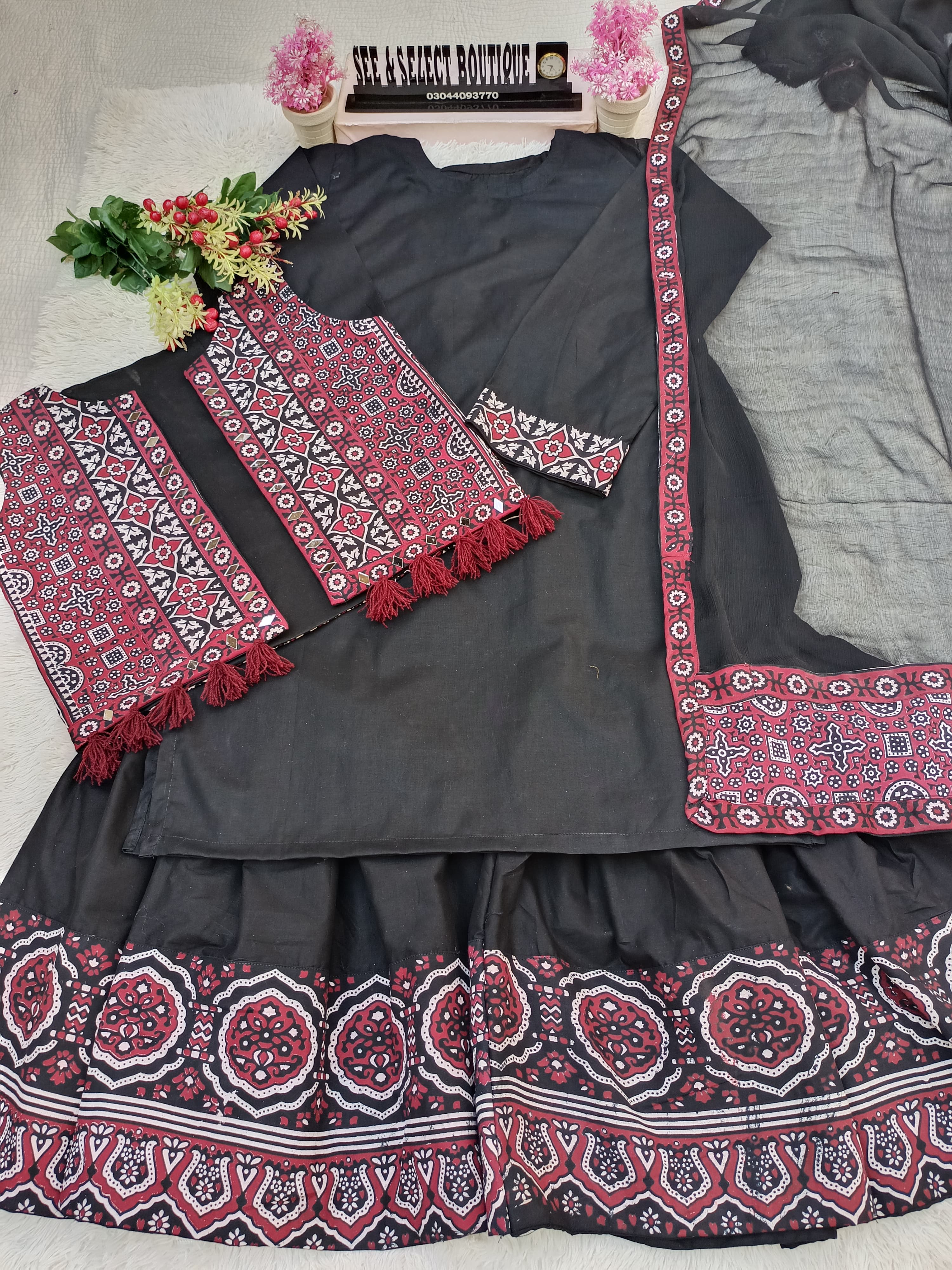 Sindhu Glamour - 4pc
