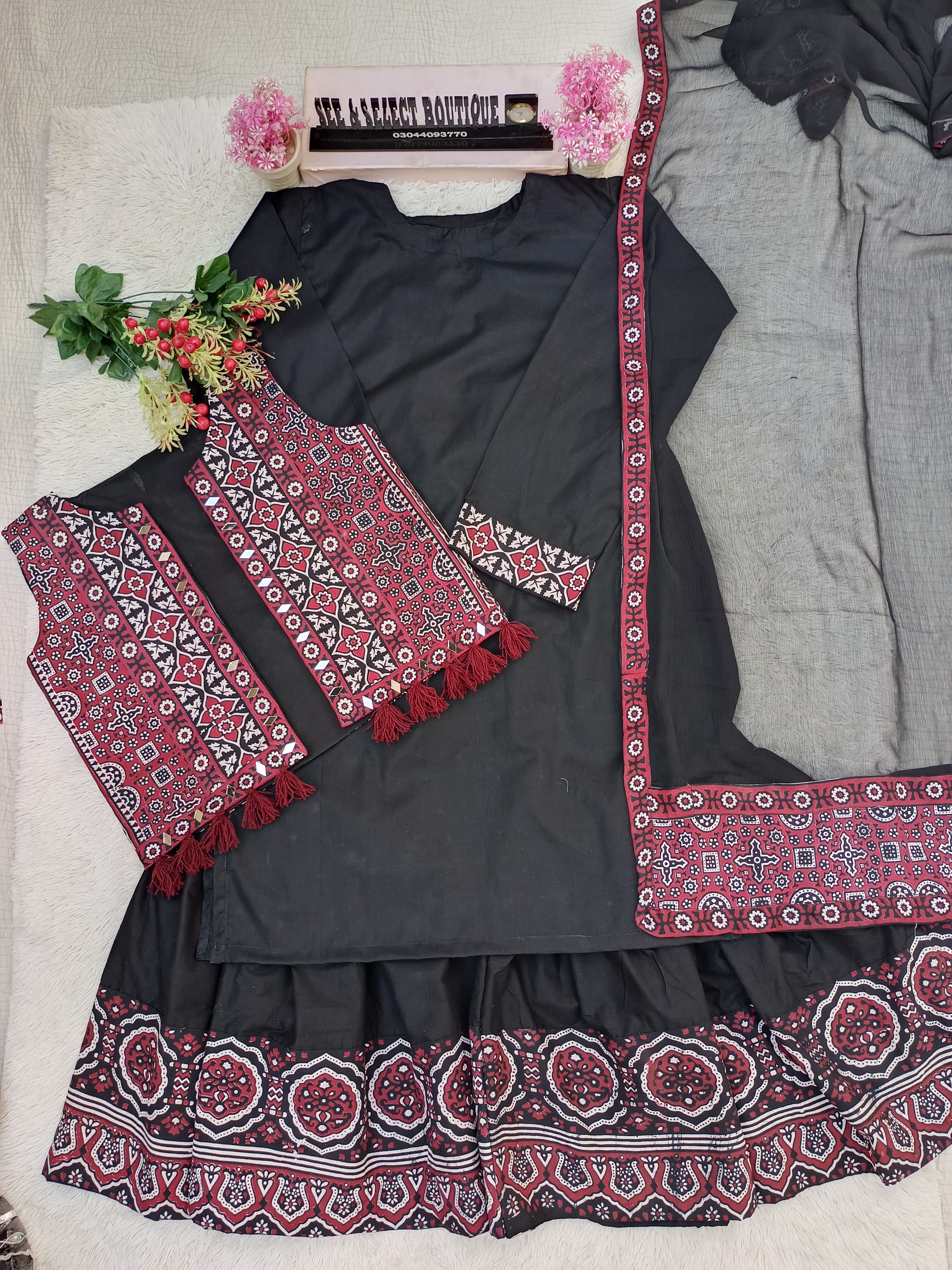 Sindhu Glamour - 4pc