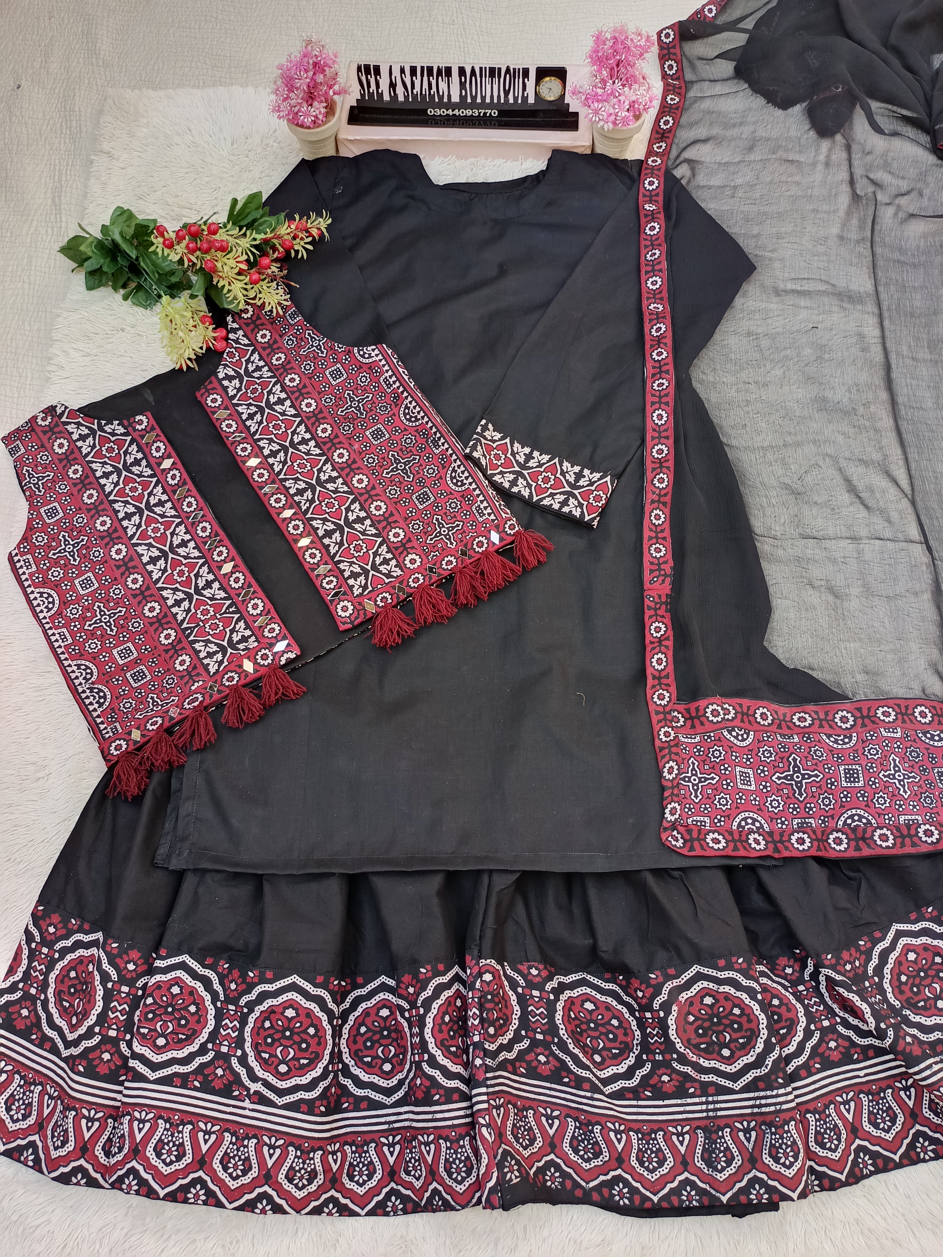 Sindhu Glamour - 4pc