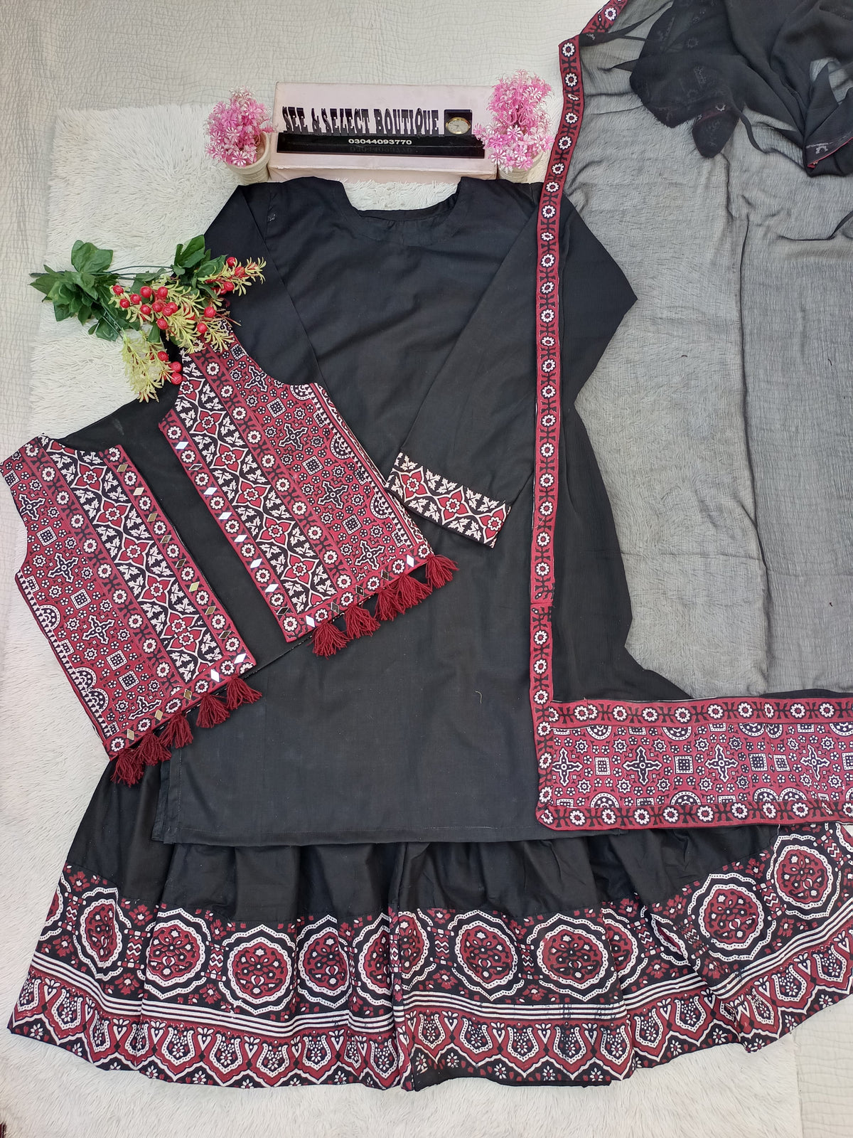 Sindhu Glamour - 4pc