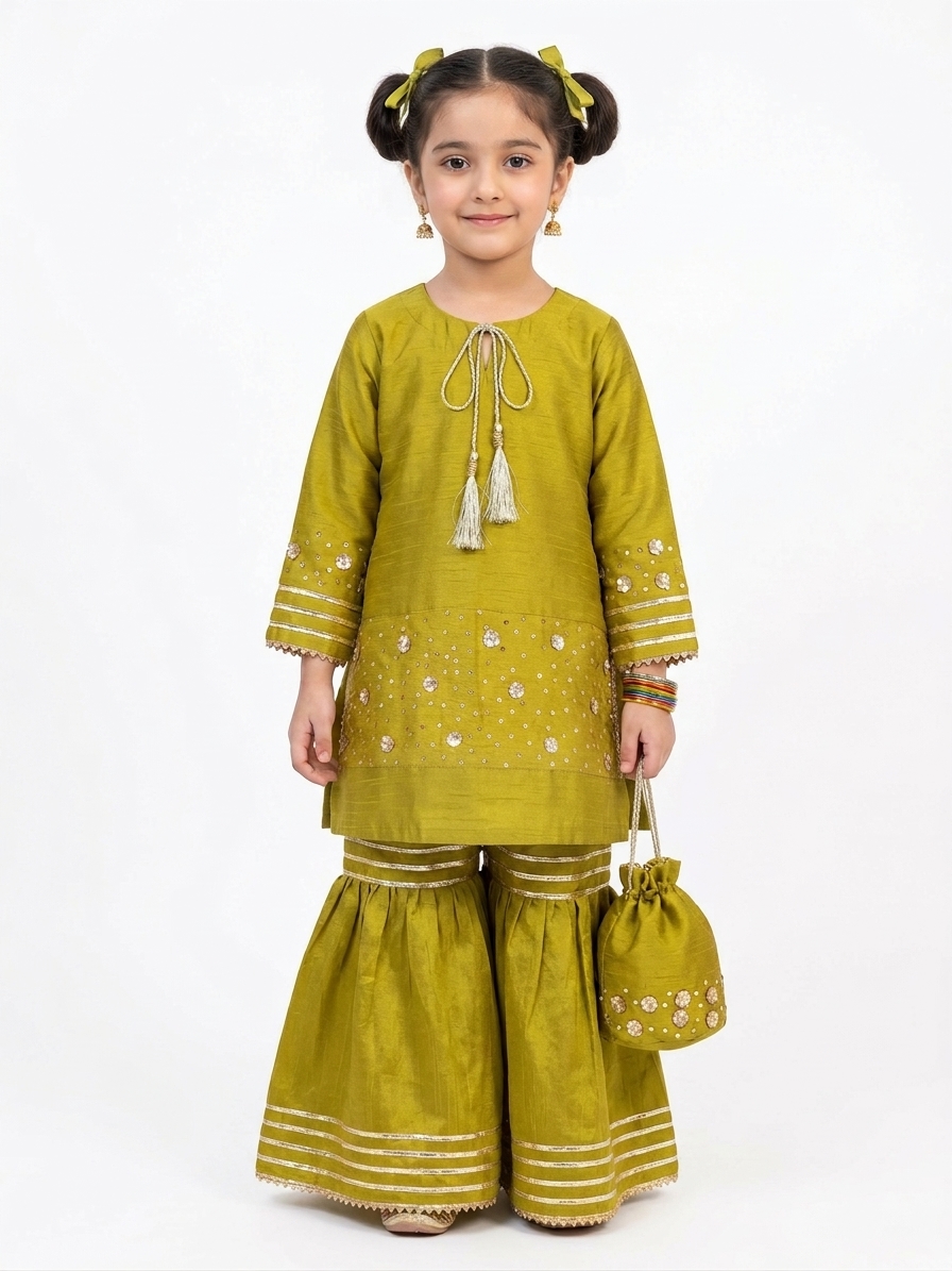 Dholki Gharara - 4Pc